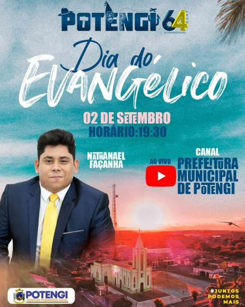 DIA DO EVANGÉLICO TERÁ GRANDE PROGRAMAÇÃO EM GUAÇUÍ